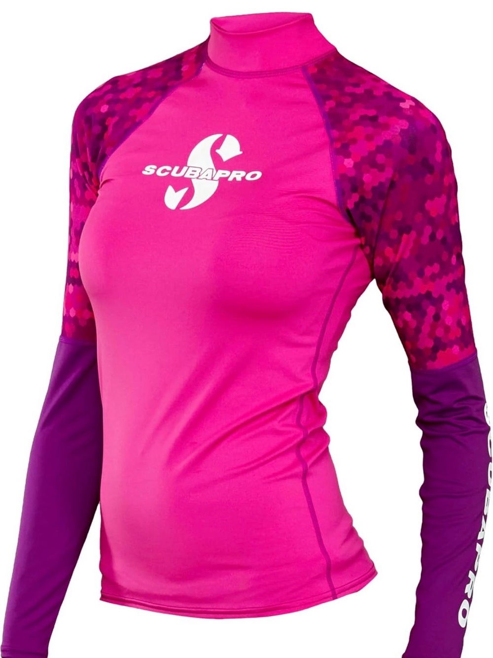 Women’s ScubaPro Pink Long-Sleeve Rash Guard